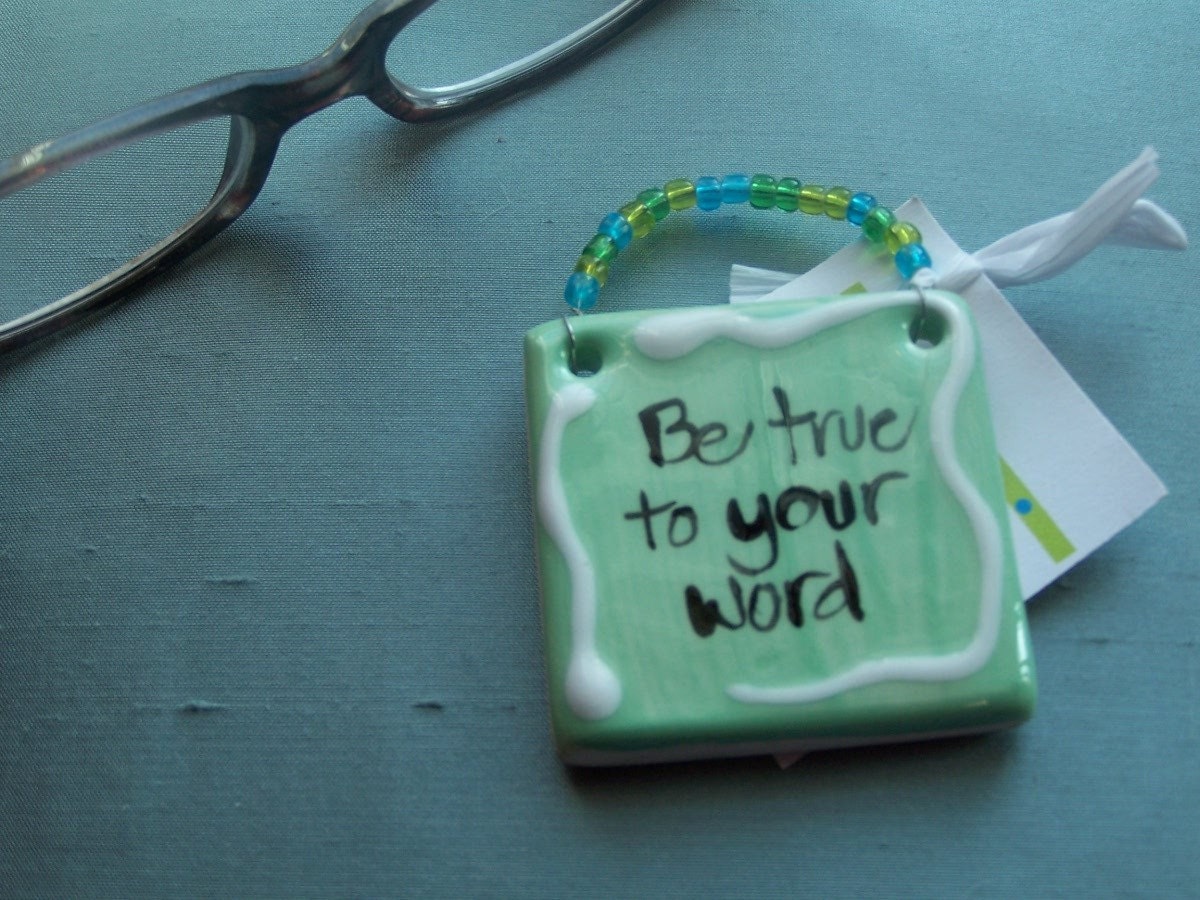 Tiny Clay Plaque -4