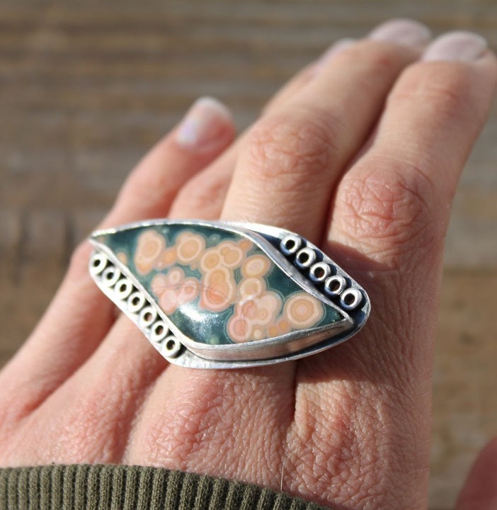 Ocean Orbs - Sterling Silver Ring