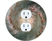 Whirlpool Galaxy Space Duplex Outlet Plate Cover