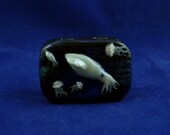 Deep Sea Life Small Tin - Glow in the Dark Altered Art Altoid Tin
