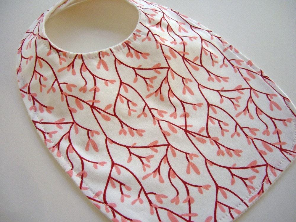 Organic Collection Baby/Toddler Bib- Coral