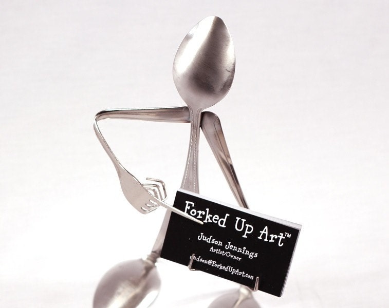 Business Card Holder- Spoon Head