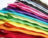 SALE 50 Assorted 14 Inch YKK Zippers