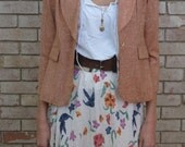 SALE - Vintage Linen Blazer - Small