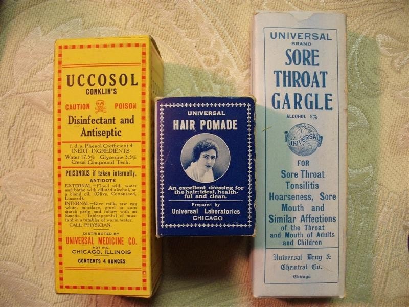 Vintage Pharmaceutical Boxes - 3 Original Boxes