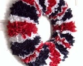 Union Jack, Jubilee, Olympic Fabric Wreath Door/Wall Decoration
