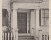 The Rounds House, Fair Street, Nantucket post card. Gardiner, black & white.