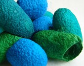 Silk Cocoons - Hand Dyed - Set of 12