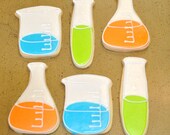 Science Hand Decorated Sugar Cookies
