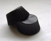 Black Greaseproof Baking Cups (50)