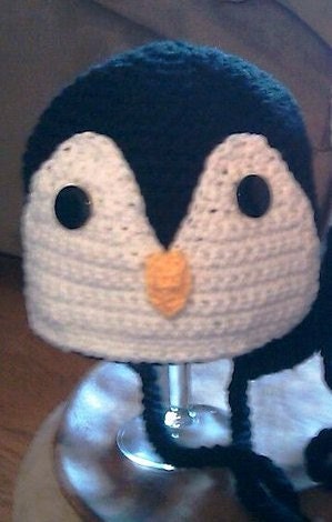 Crocheted Little Penguin Hat
