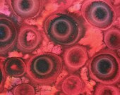 SMALL POPPIES1 -- 6x6 Squared Original Abstract Painting By Dhanat