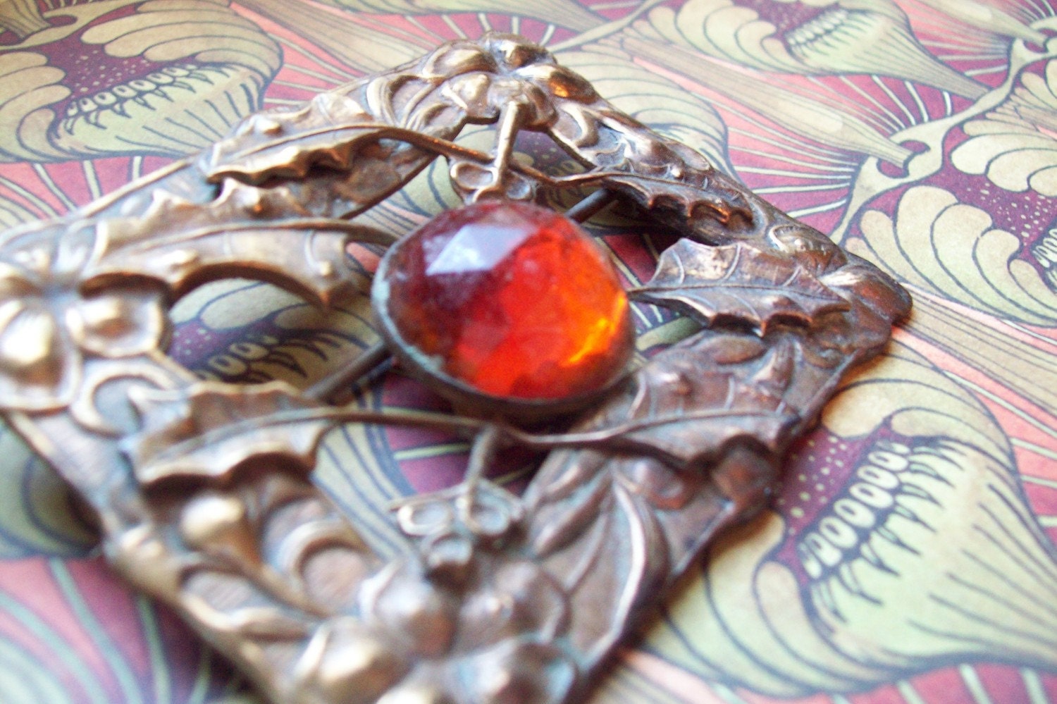 Victorian sash brooch