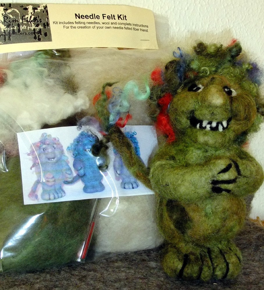 Needle Felt Troll Kit