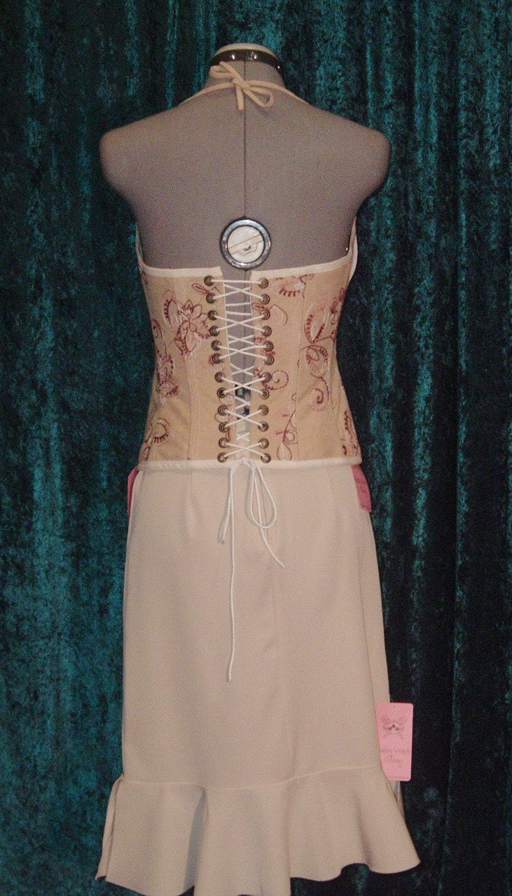 Bohemian Underbust Peasant Top Corset
