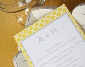 Printable Personalized Wedding Program- Abigail Collection