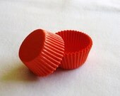 BULK Orange Greaseproof Baking Cups (Qty 100)