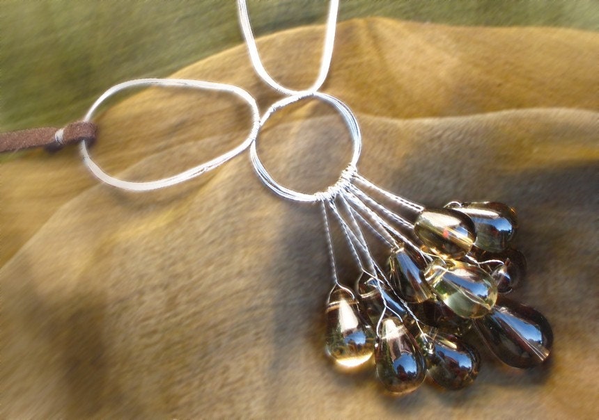 FREE SHIPPING - Droplets necklace