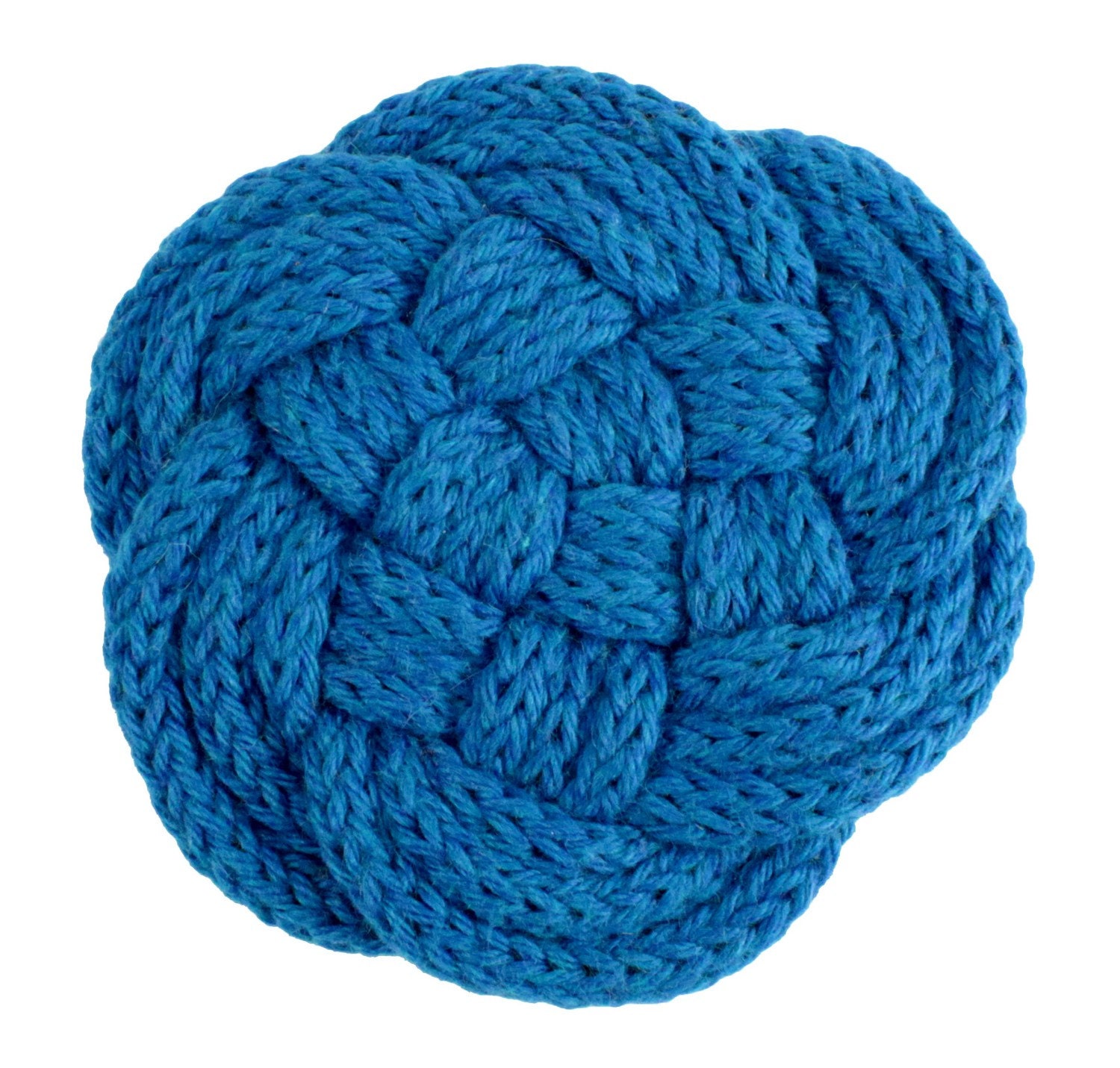 EcoCessory Organic Cotton Nautical Coaster - Ocean Blue - Set of 4