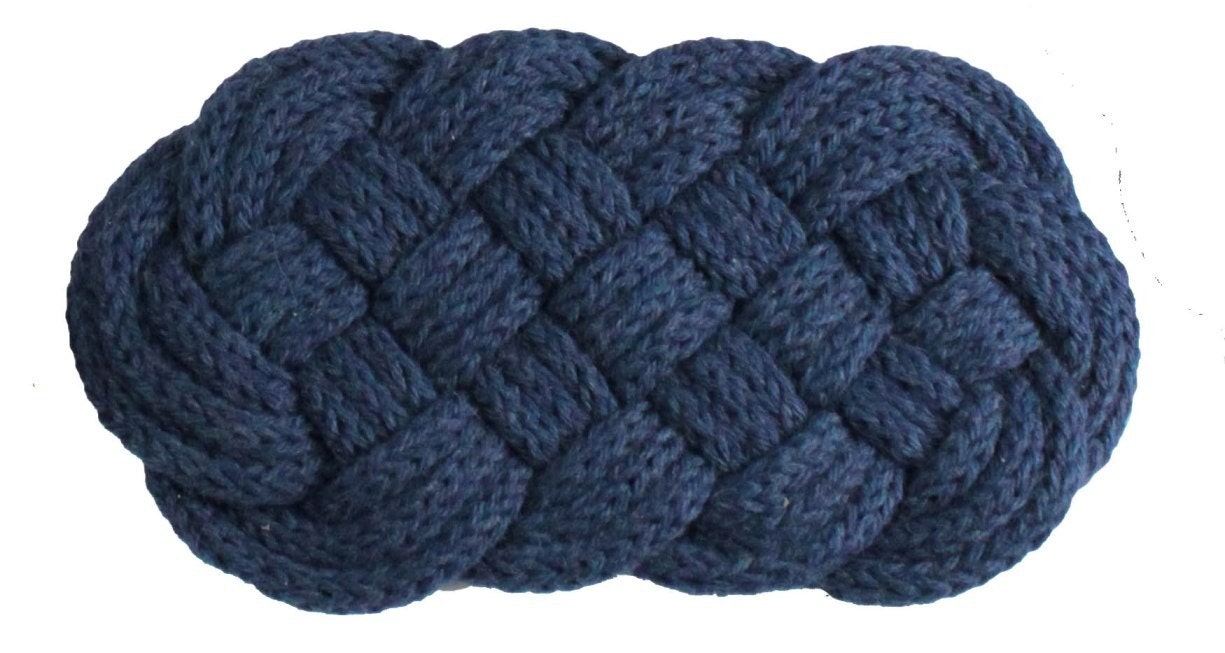 Organic Cotton Nautical Trivet - Midnight Blue