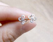 Mac Command Symbol Sterling Earrings