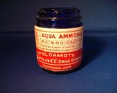 Vintage Poison Bottle - Skull And Cross Bones