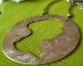 SALE Jane Austen - Silhouette - Upcycled Jewelry By Roia O'Brien - Necklace SALE
