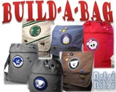 Messenger Bag - Custom Built - Large Cross Body Style for School, Travel, Book, Laptop