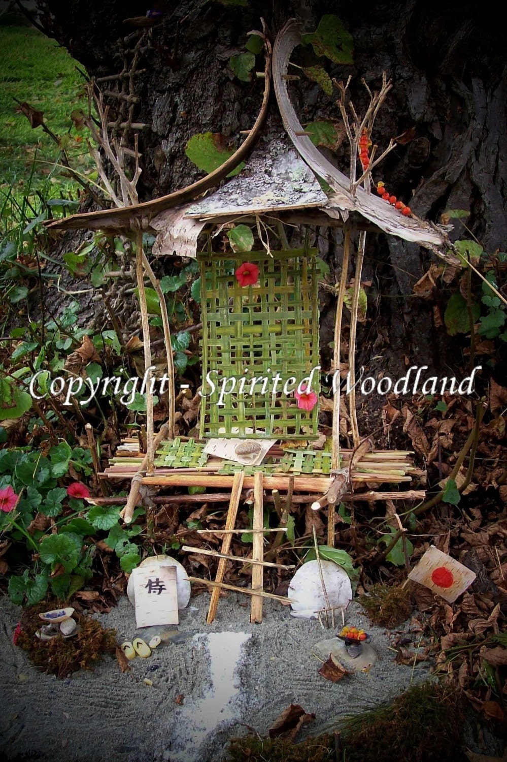 Zen Garden Fairy House 8 x 10 Photographic Print