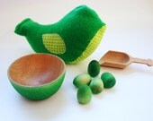 Chick-A-Dee Playset - Green Edition - A Montessori and Waldorf Inspired Counting and Learning Toy