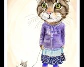 Miss Pickles print - 8x10 print