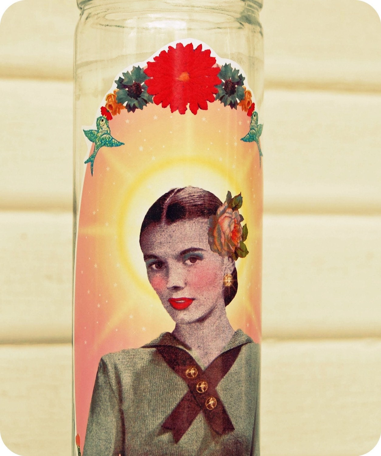 Patron Saint of Embroidery Prayer Candle-St. Maribel