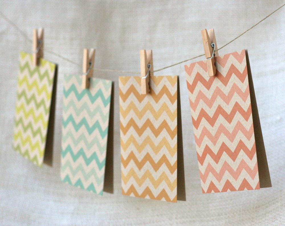 Note Card Set - Zig Zag