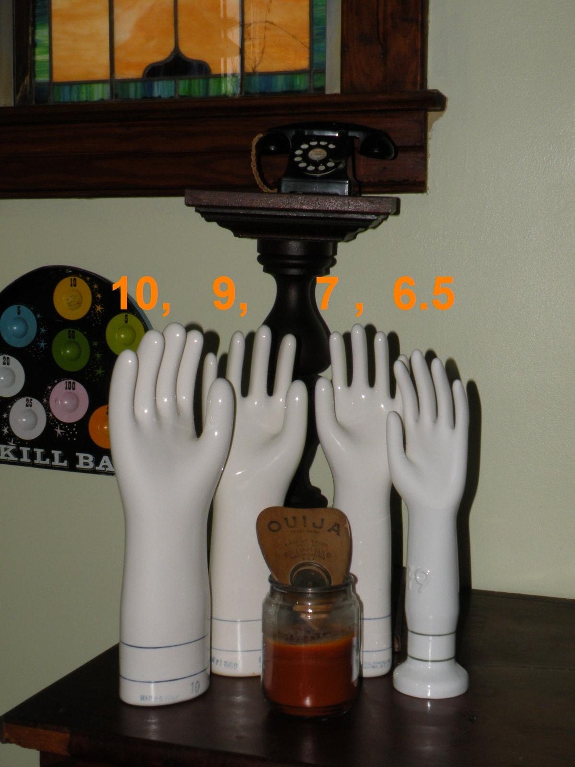 Big Fat Porcelain Glove Mold Vintage Mayhem sz 9