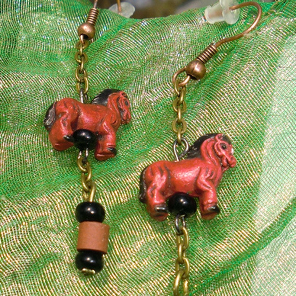 Tribal Pony Earrings