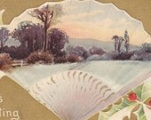 Vintage Embossed New Year's Greeting Postcard Early 1900's (fpc221)