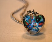 Colorful Bubble Heart Necklace