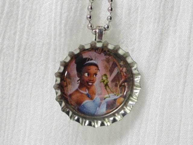 Bottlecap Necklace - The Princess and the Frog