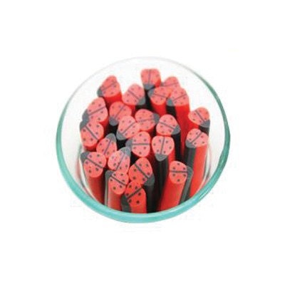 Ladybird Polymer Clay Cane Supplies set of 2 canes