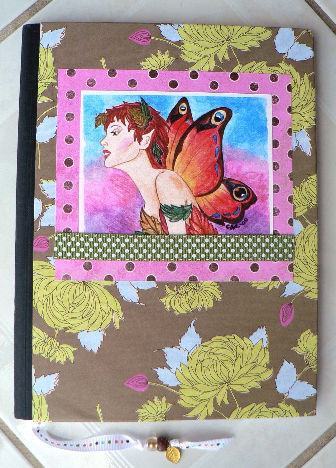 Fairy Secrets Altered Composition Book Diary