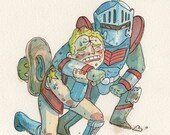 M.U.S.C.L.E. - original NES illustration