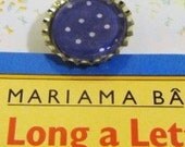 Blue Polka Bookmark
