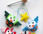 Owl Mobile, Cute owl Nursery mobile for your baby room.