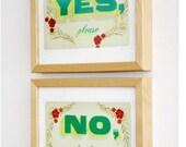 Yes please and No thank you Print Set