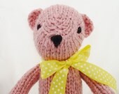Theodore the Teddy Bear knitting pattern PDF
