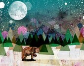 Alone A4 Fine Art Print