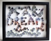 sunset dream 8x10 paper quilling art in shadow box frame