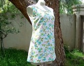 Go-Go in the Garden vintage 60s mini shift dress