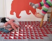 Large Print - Red Bear Screen Print