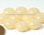 Handmade Glass Beads Lampwork Marzipan SPACER SHOP